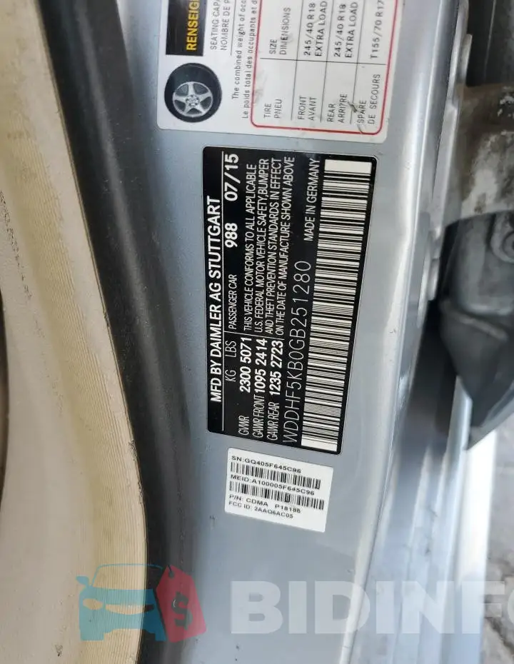 WDDHF5KB0GB251280 Photo# 13