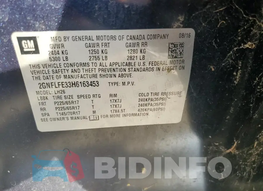 2GNFLFE33H6163453 Photo# 12