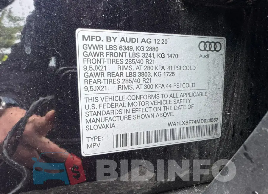 WA1LXBF74MD024562 Photo# 10
