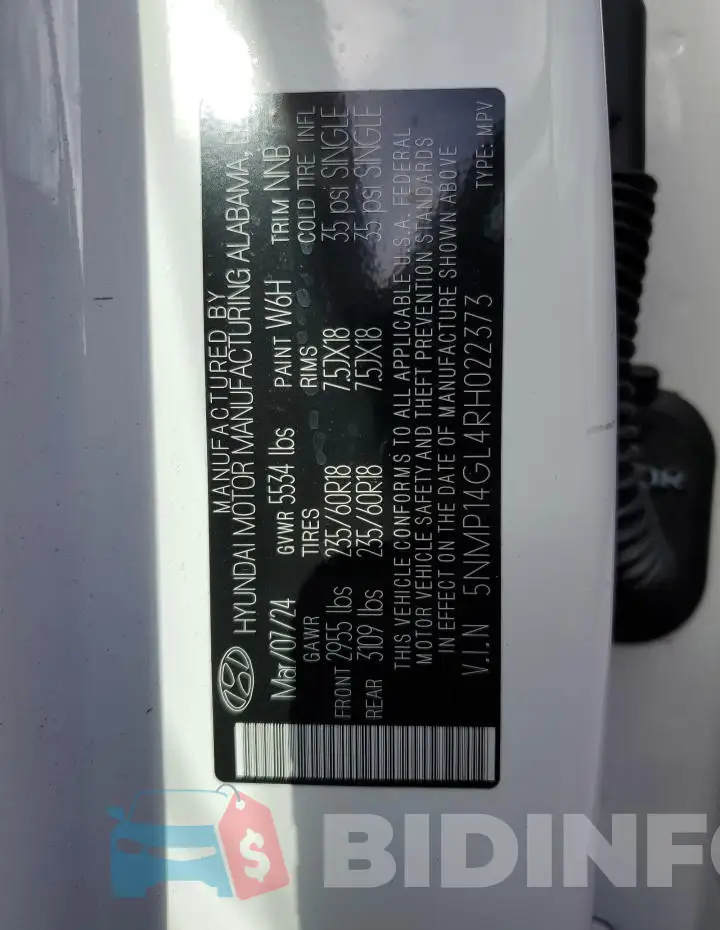 5NMP14GL4RH022373 Photo# 13