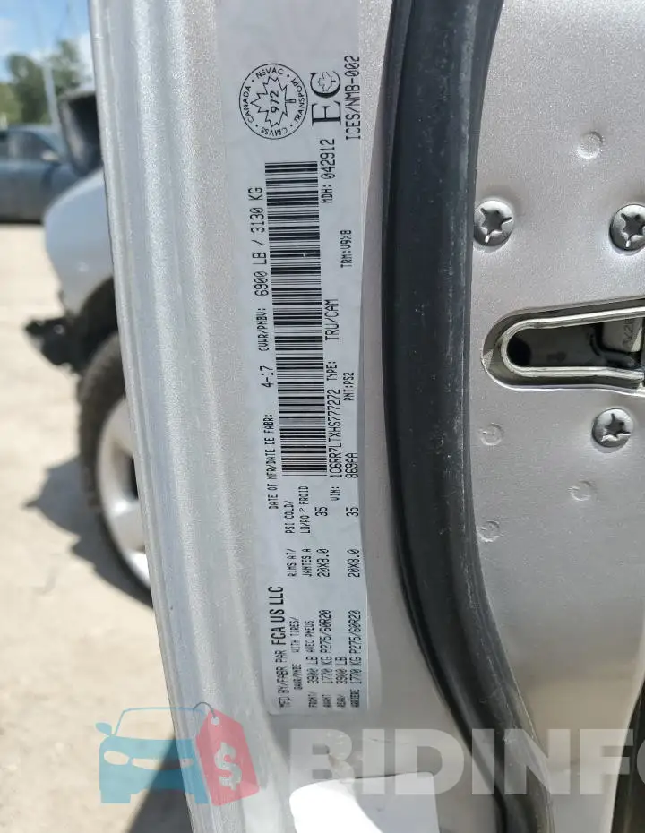 1C6RR7LTXHS777272 Photo# 12