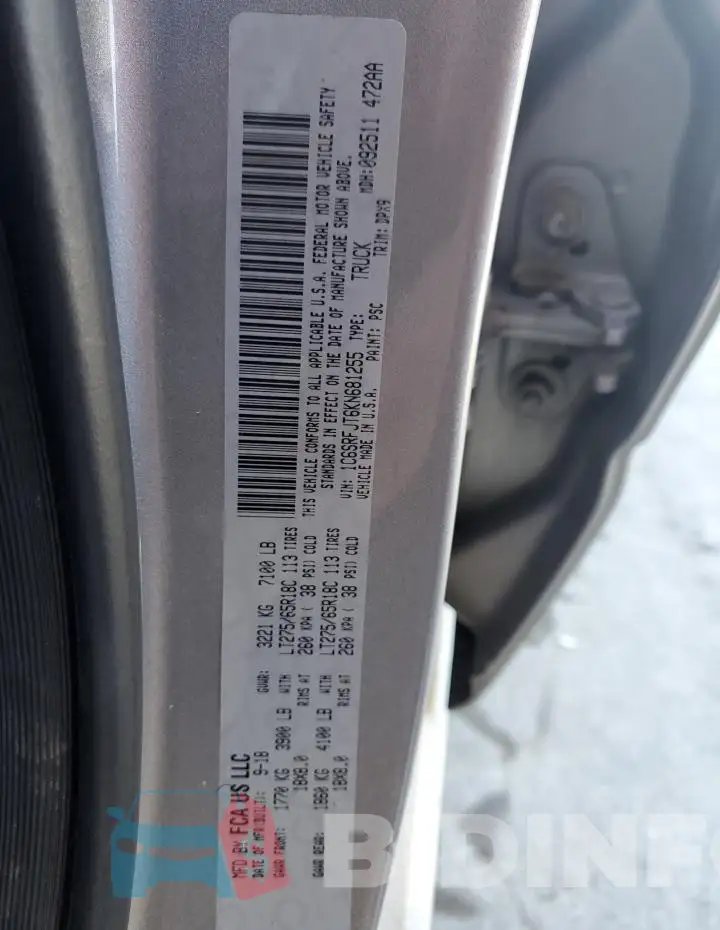 1C6SRFJT6KN681255 Photo# 13