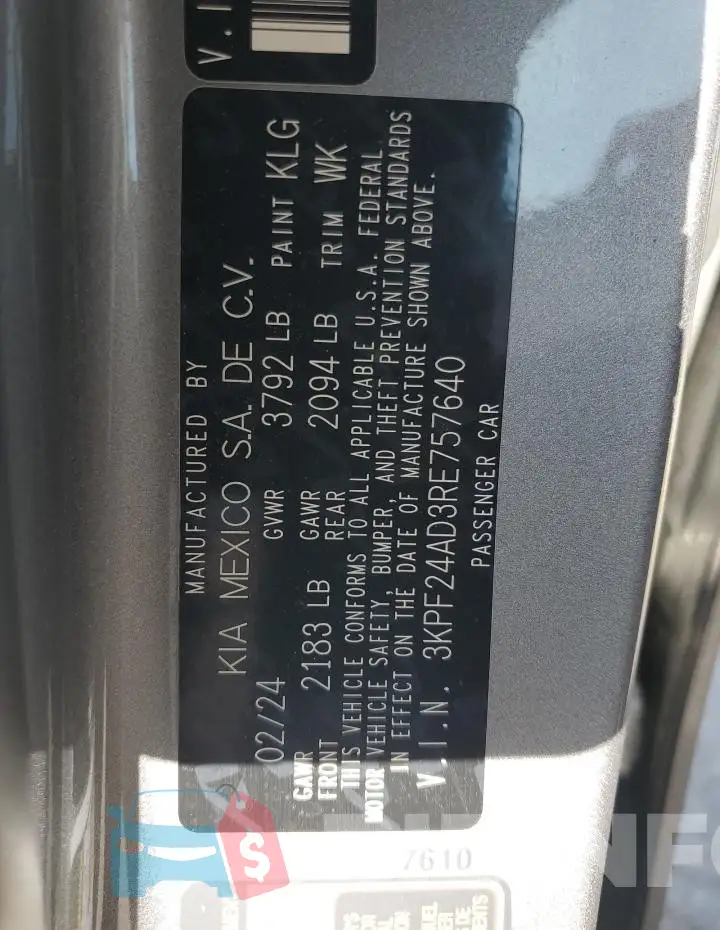 3KPF24AD3RE757640 Photo# 12