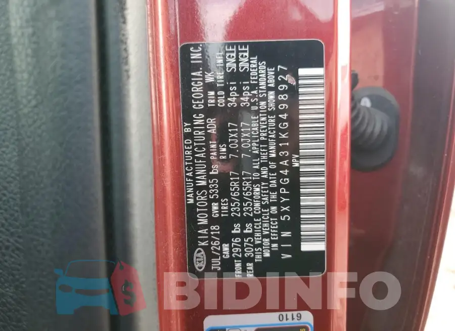 5XYPG4A31KG498927 Photo# 13
