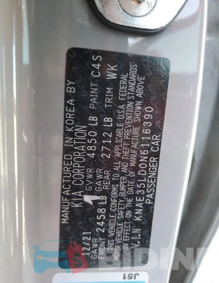 KNAE35LD0N6116390 Photo# 12