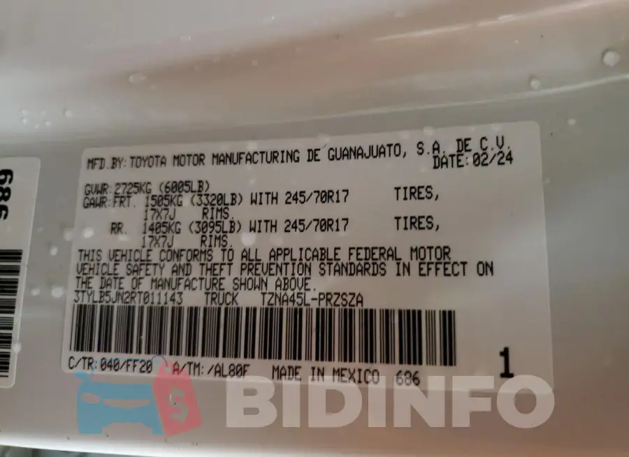 3TYLB5JN2RT011143 Photo# 13