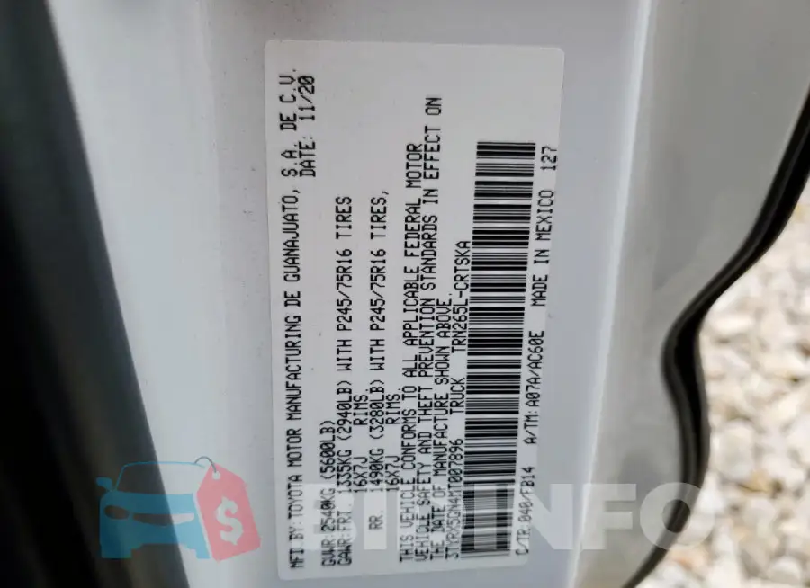 3TYRX5GN4MT007896 Photo# 12