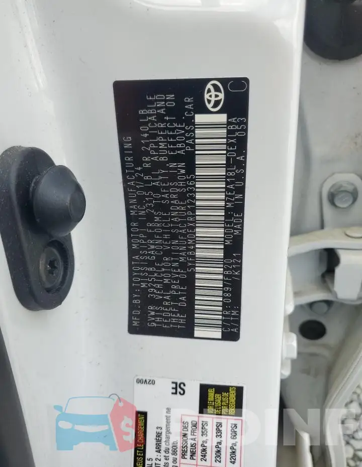 5YFB4MDEXRP123365 Photo# 12
