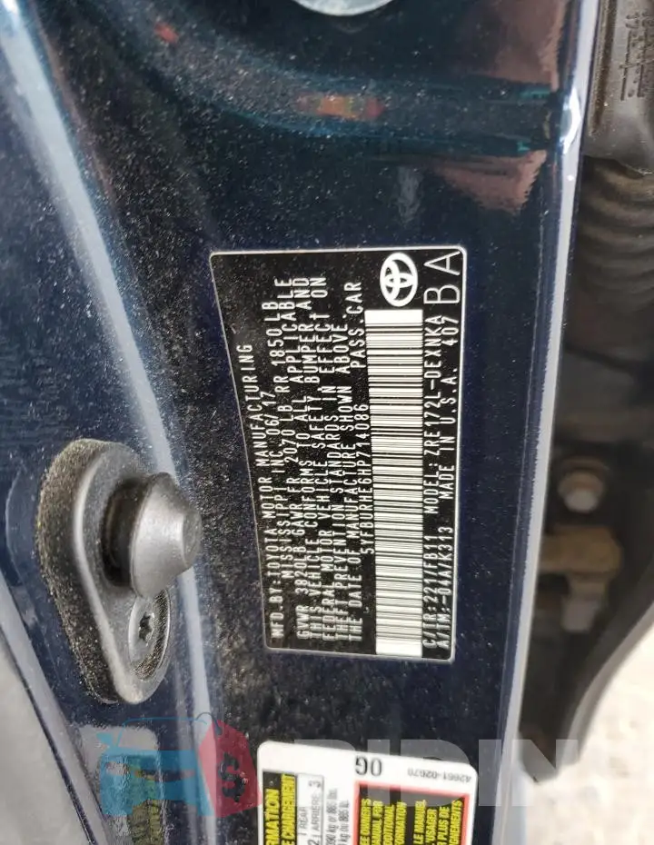 5YFBURHE6HP714086 Photo# 12