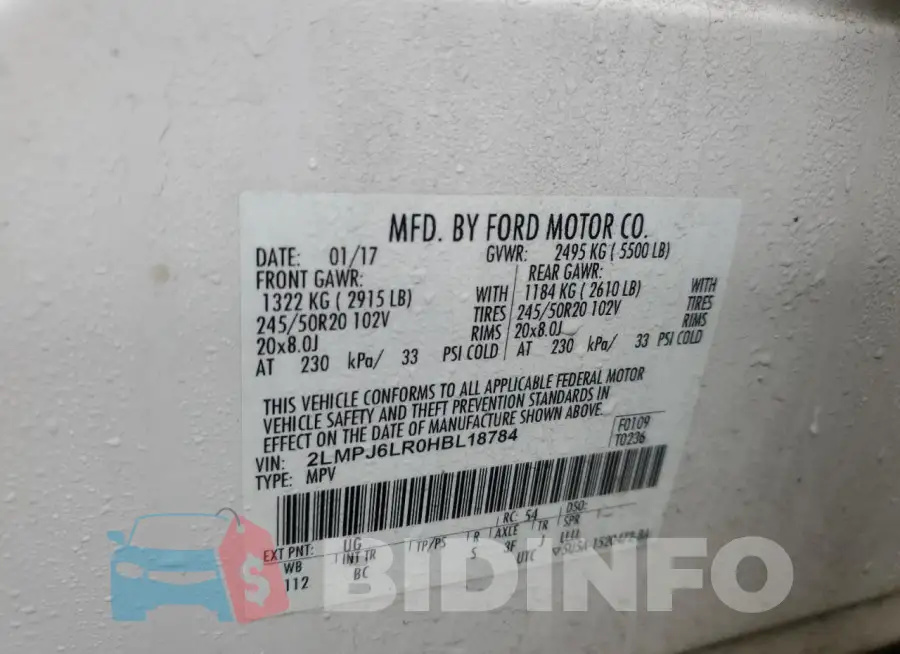 2LMPJ6LR0HBL18784 Photo# 14