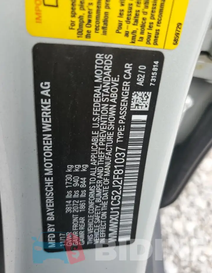 WMWXU1C52J2F81037 Photo# 13
