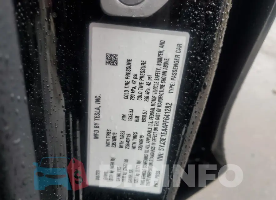 5YJ3E1EA4PF641282 Photo# 12