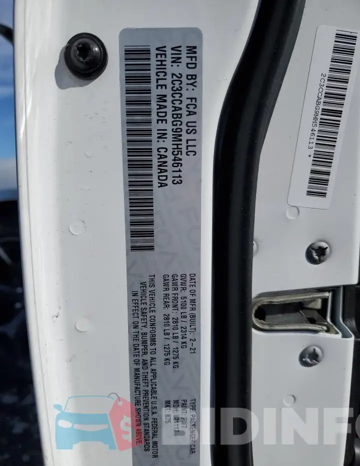 2C3CCABG9MH546113 Photo# 12