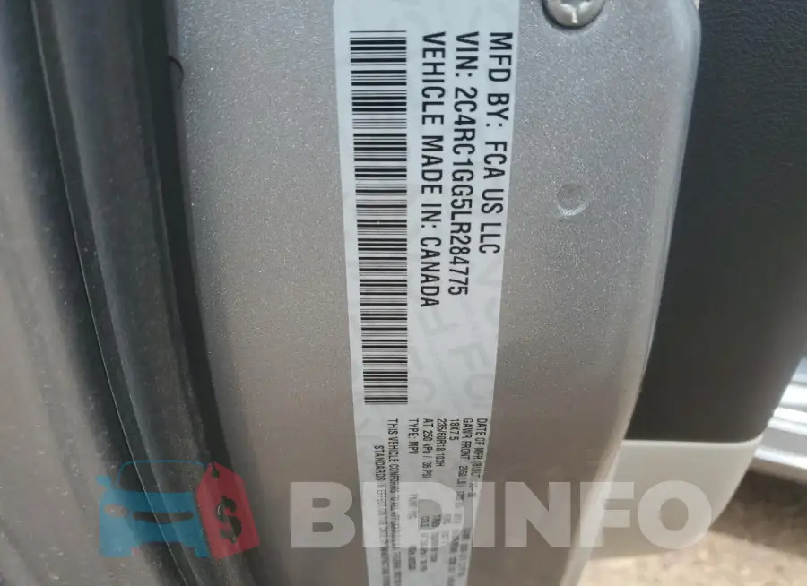 2C4RC1GG5LR284775 Photo# 14