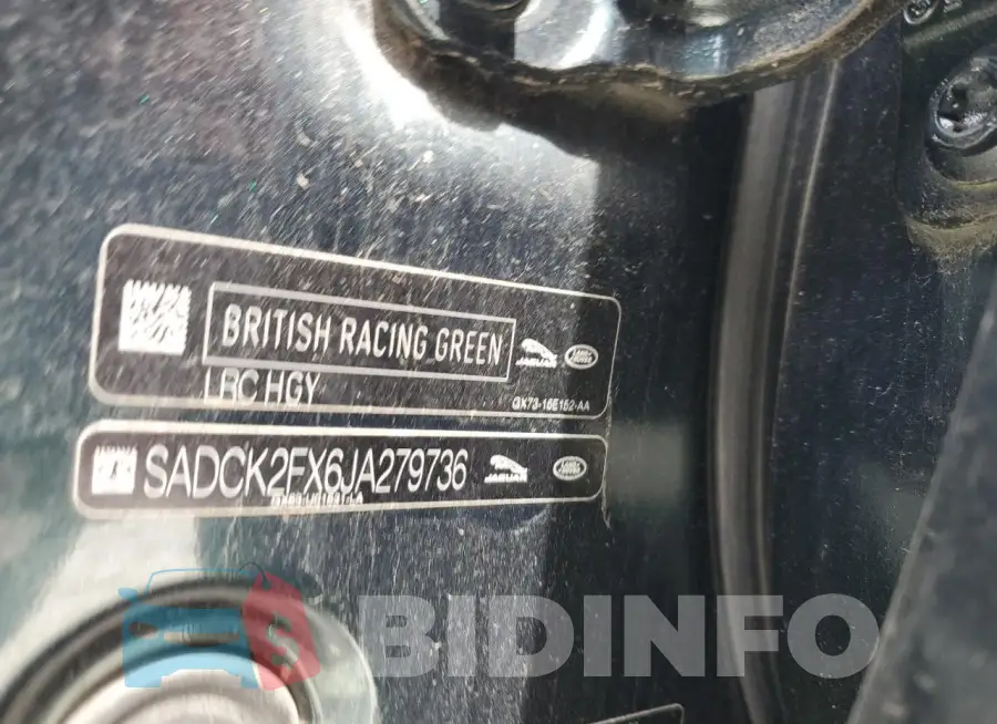 SADCK2FX6JA279736 Photo# 13