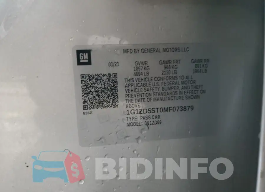 1G1ZD5ST0MF073879 Photo# 12