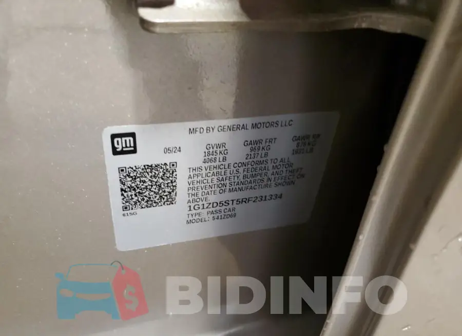 1G1ZD5ST5RF231334 Photo# 13