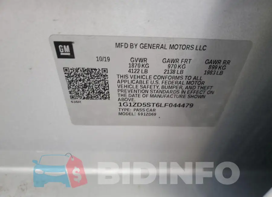 1G1ZD5ST6LF044479 Photo# 12
