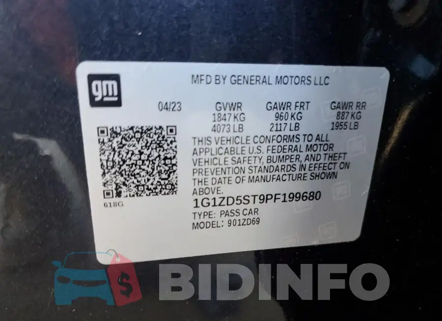 1G1ZD5ST9PF199680 Photo# 13
