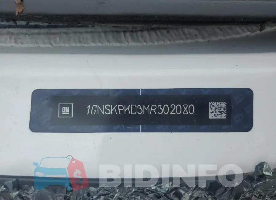 1GNSKPKD3MR302080 Photo# 13
