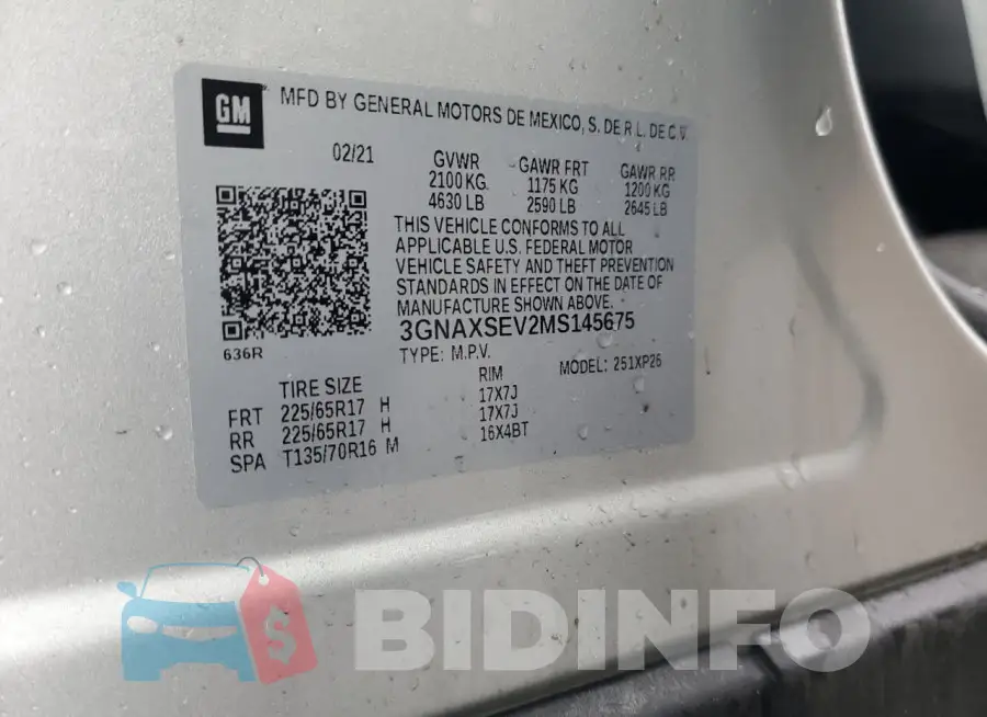 3GNAXSEV2MS145675 Photo# 13