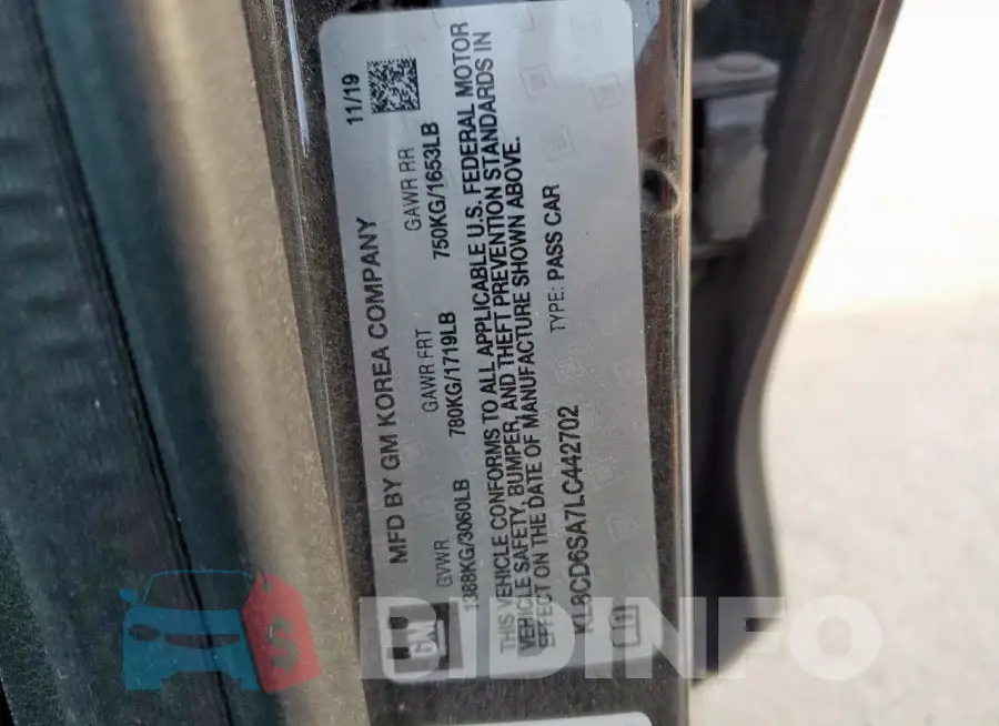 KL8CD6SA7LC442702 Photo# 12