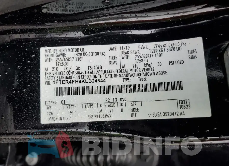 1FTER4FH9KLB24544 Photo# 12