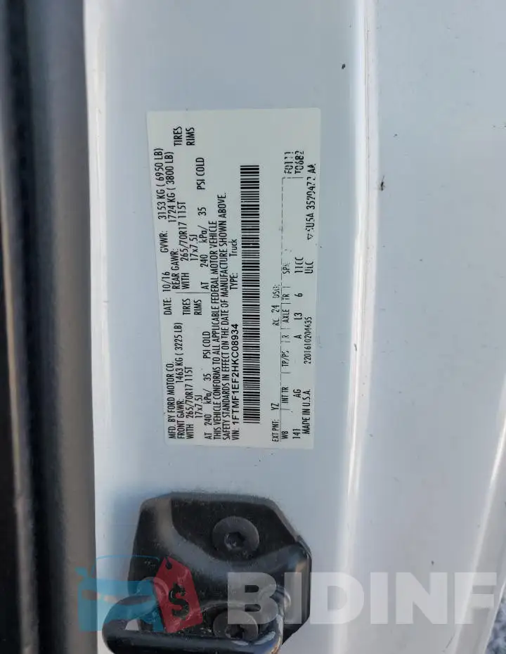 1FTMF1EF2HKC08934 Photo# 12