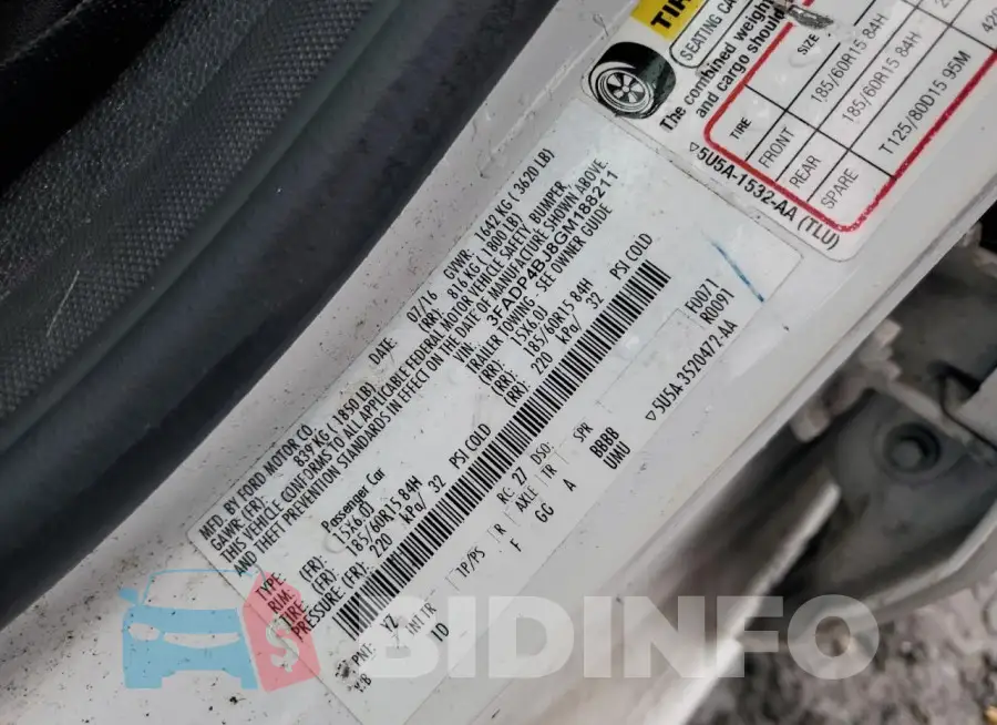 3FADP4BJ8GM188211 Photo# 12