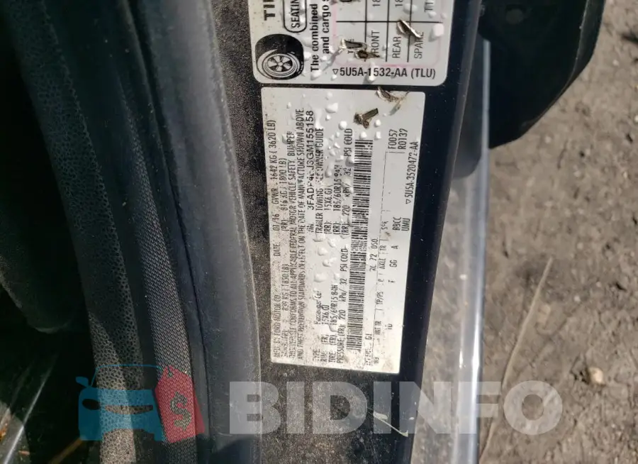 3FADP4EJ3GM155158 Photo# 12