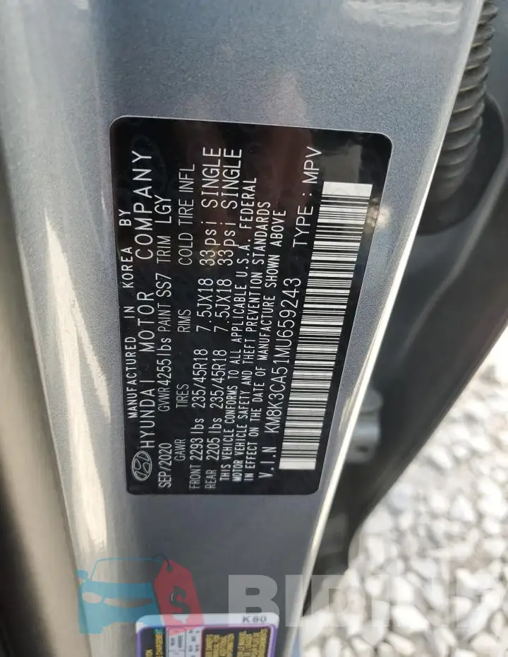 KM8K3CA51MU659243 Photo# 13