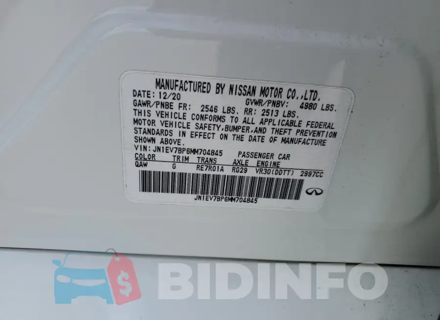 JN1EV7BP6MM704845 Photo# 12