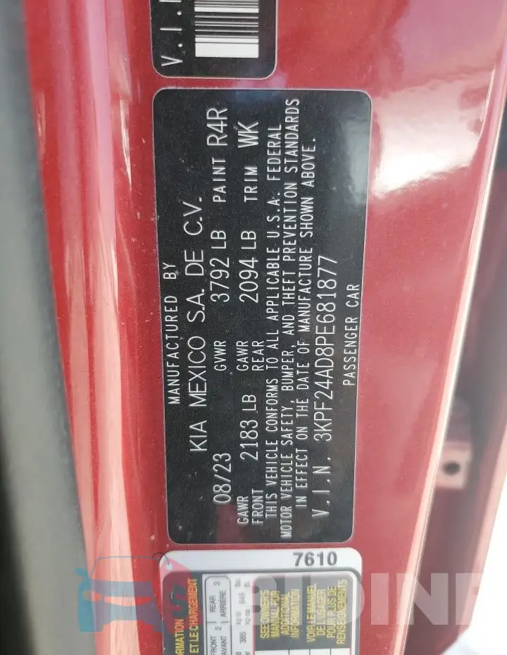 3KPF24AD8PE681877 Photo# 12