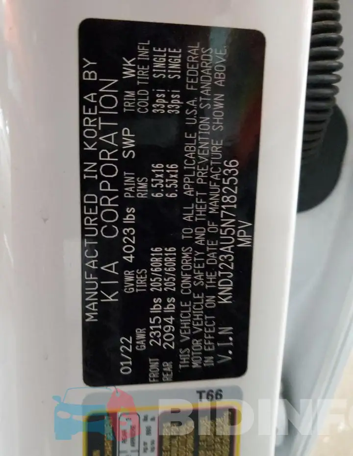 KNDJ23AU5N7182536 Photo# 14