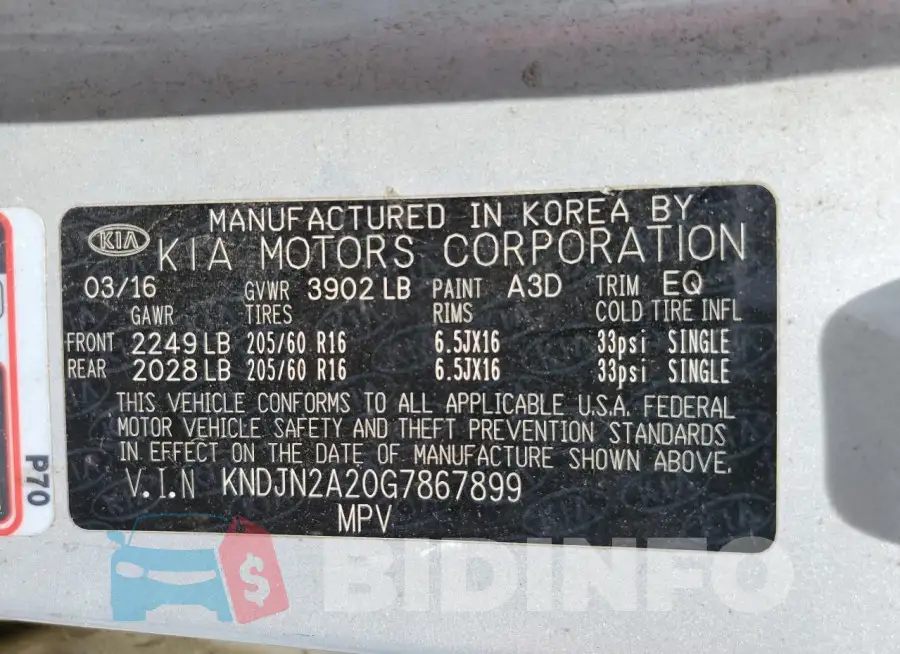 KNDJN2A20G7867899 Photo# 13