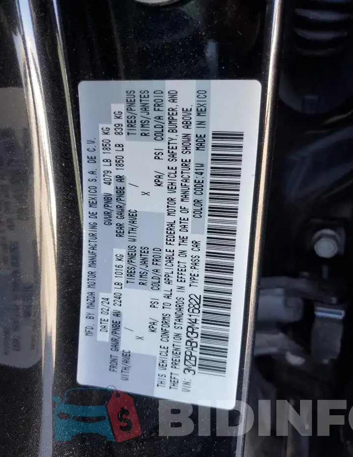 3MZBPABM3RM416822 Photo# 12