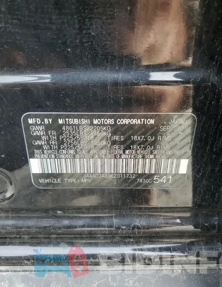JA4AD2A39KZ011732 Photo# 13