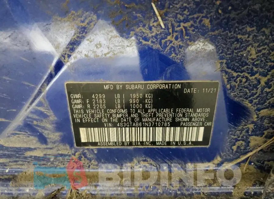 4S3GTAB61N3710785 Photo# 13