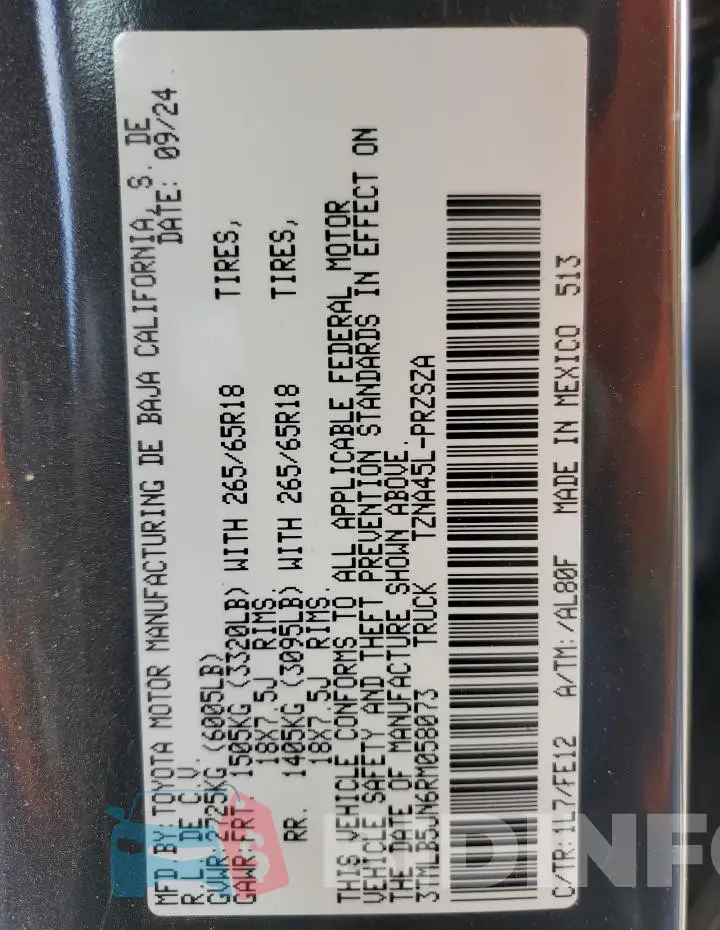 3TMLB5JN6RM058073 Photo# 13