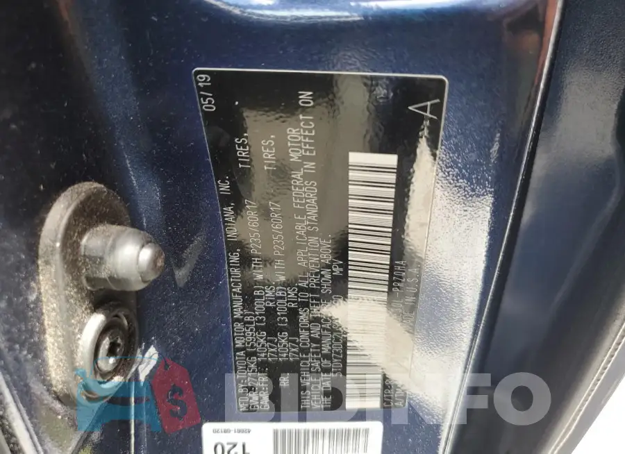 5TDYZ3DC2LS026700 Photo# 13