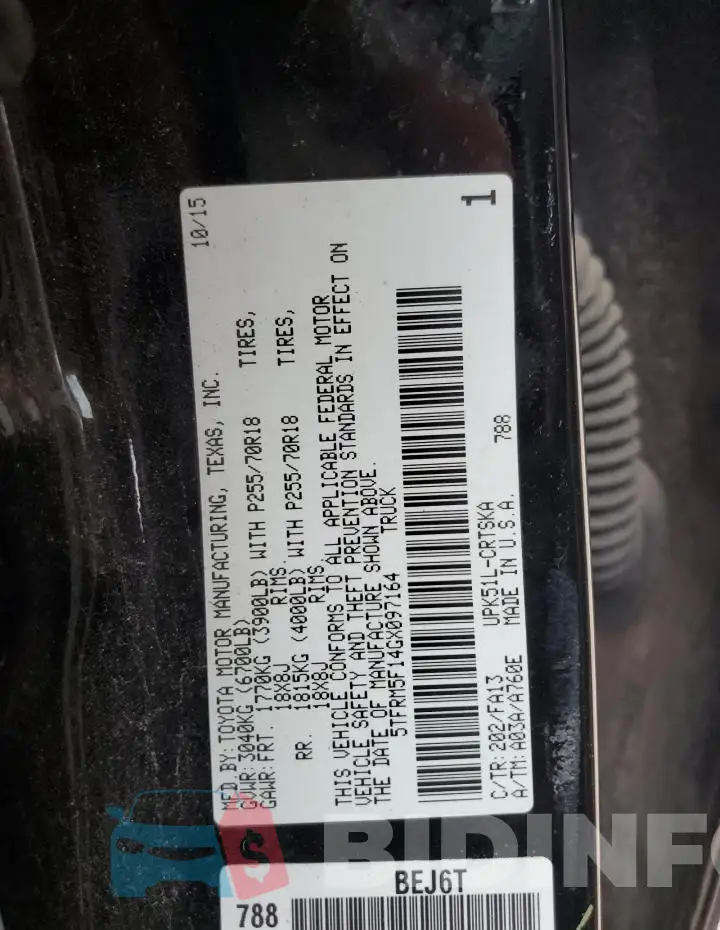 5TFRM5F14GX097164 Photo# 12