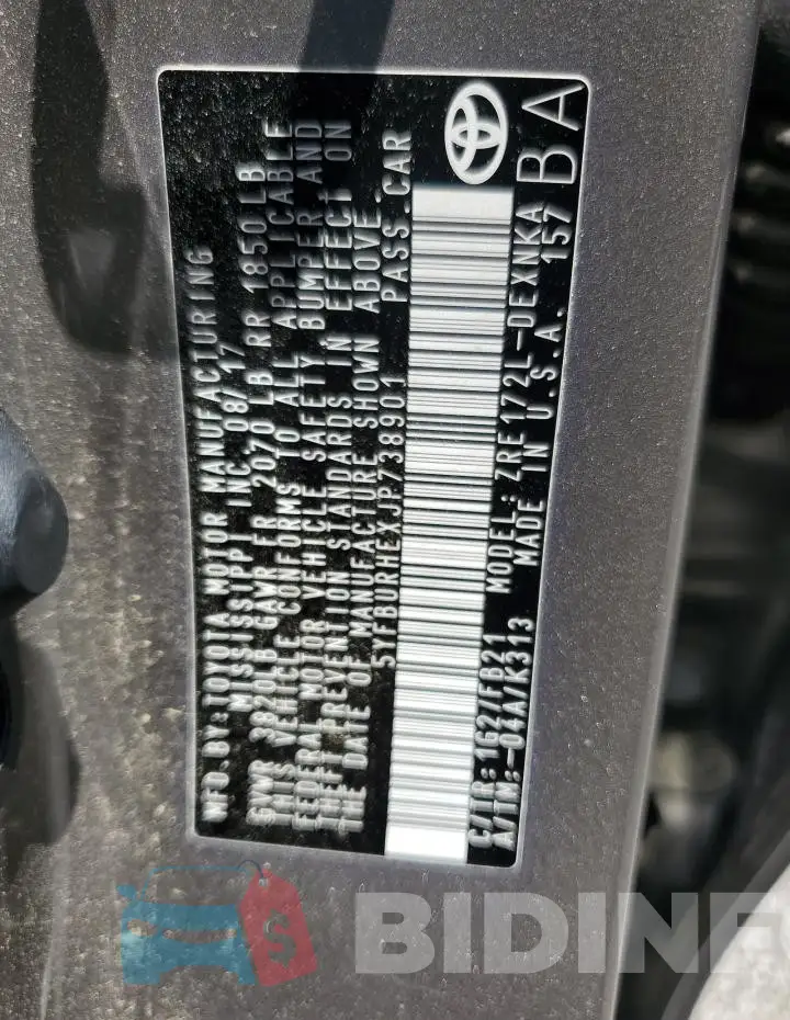5YFBURHEXJP738901 Photo# 12