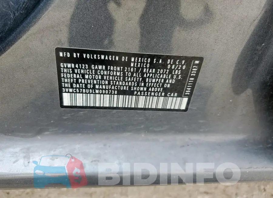 3VWC57BU9LM090738 Photo# 13