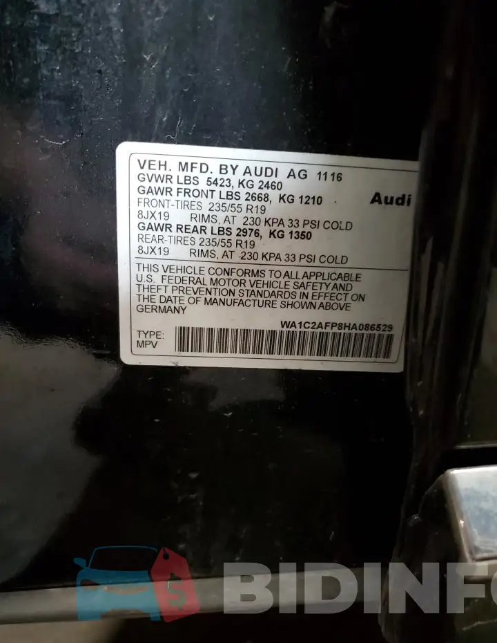 WA1C2AFP8HA086529 Photo# 13