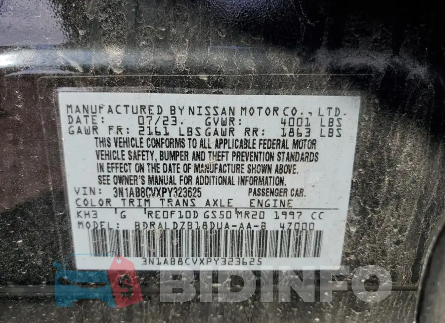 3N1AB8CVXPY323625 Photo# 13