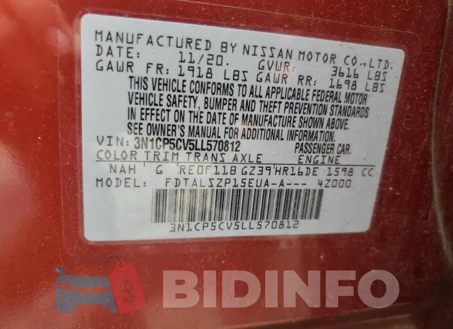 3N1CP5CV5LL570812 Photo# 14
