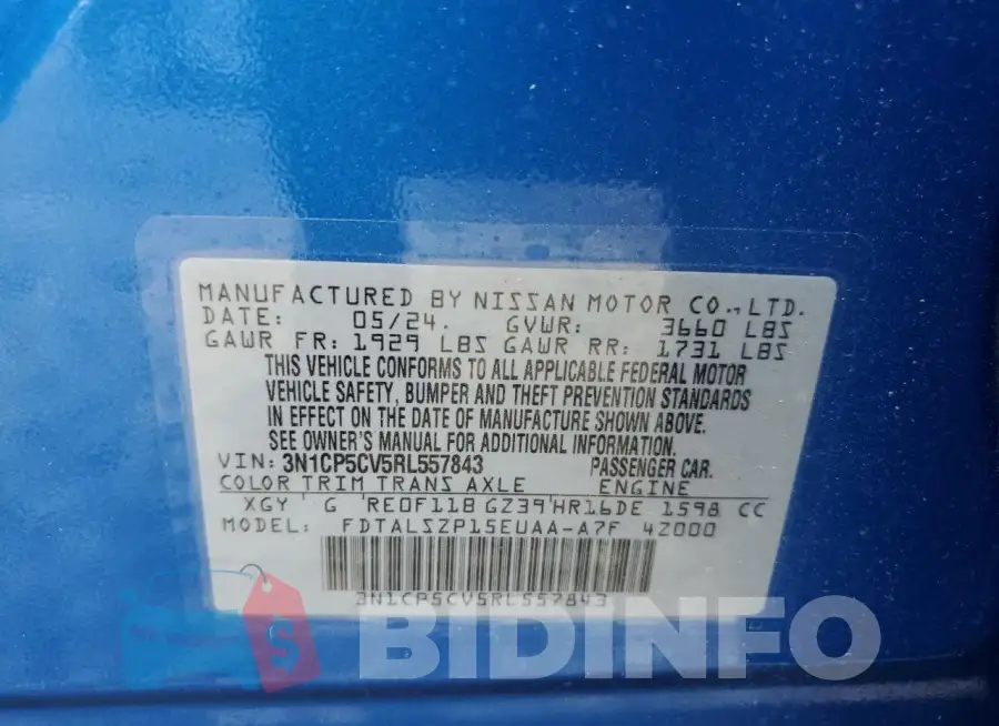 3N1CP5CV5RL557843 Photo# 13
