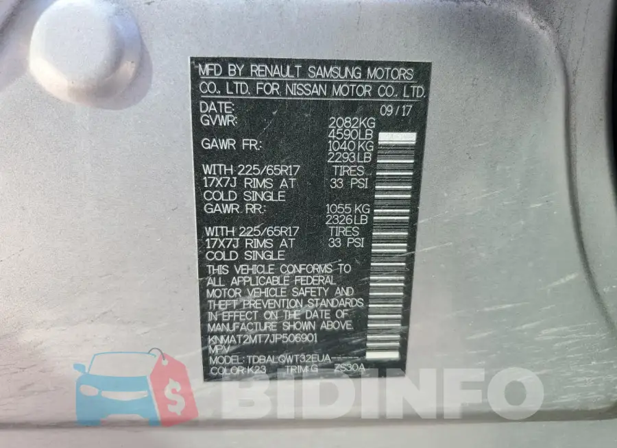 KNMAT2MT7JP506901 Photo# 13