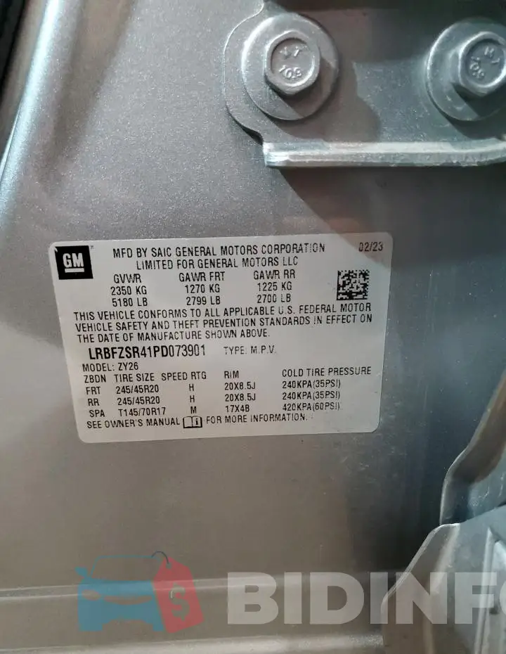 LRBFZSR41PD073901 Photo# 14