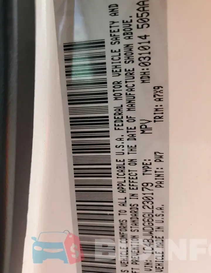 1C4BJWDG6GL230179 Photo# 13